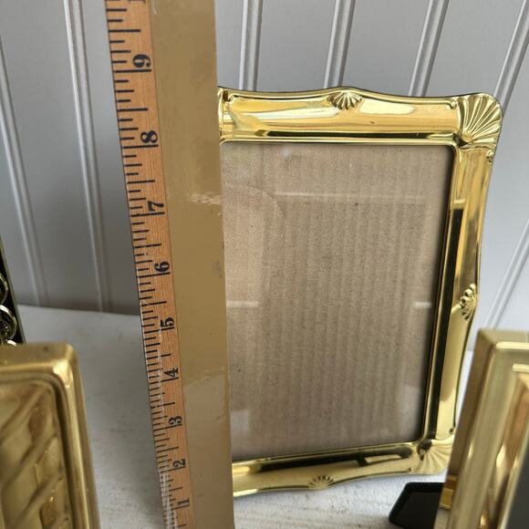 Set of 4 Gold Frames Wedding Wall Memory Gallery Wall Pictures Assorted Ornate - Picture 10 of 11